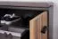 Garderobe Ringerike 03, Farbe: Anthrazit / Eiche Artisan - Abmessungen: 203 x 120 x 32 cm (H x B x T), mit einen Spiegel