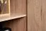 Kommode / Sideboard mit zwei Schubladen Jordalsgrenda 05, Farbe: Eiche / Schwarz, zwei Türen, 5 Fächer, Maße: 90 x 150 x 40 cm, für Wohnzimmer