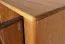 Vitrine Jussara 03, Farbe: Natur, Eiche teilmassiv – 201 x 69 x 42 cm (H x B x T)