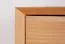 Vitrine Kumeu 53 Kernbuche massiv geölt - Abmessungen: 125 x 97 x 45 cm (H x B x T)