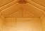 Holz-Gartenhaus 1,21 x 1,81 Meter (inkl. Dach) | Natur | Satteldach Abbildung