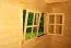 Holz-Gartenhaus 3,98 x 3,98 Meter (inkl. Dach) | Naturbelassen | Satteldach | 44 mm Blockbohlen-Haus Abbildung