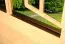 Holz-Gartenhaus 3,98 x 4,46 Meter (inkl. Dach) | Naturbelassen | Satteldach | 44 mm Blockbohlen-Haus Abbildung