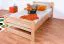 Bettrahmen für Kinder / Kinderbett 100 x 200 cm | Massivholz: Buche | Natur Lackiert Abbildung