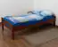 Kinderbett / Jugendbett "Easy Premium Line" K1/1n, Buche Vollholz massiv Kirschfarben - Maße: 90 x 200 cm