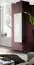 Schlichte Wohnwand Hompland 59, Farbe: Weiß / Schwarz - Abmessungen: 170 x 320 x 40 cm (H x B x T), mit zwei Hängeschränke