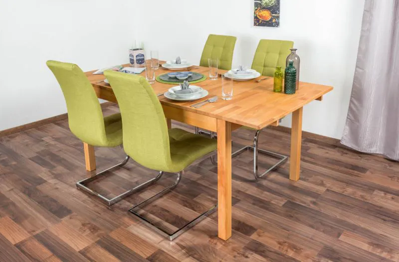Esstisch Wooden Nature 116 Kernbuche massiv geölt - 140-180 x 90 cm (B x T)