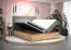 Boxspringbett im eleganten Design Pilio 25, Farbe: Blau / Eiche Golden Craft - Liegefläche: 160 x 200 cm (B x L)
