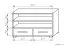TV-Unterschrank Curug 06, Farbe: Eiche / Buche hell - Abmessungen: 53 x 90 x 50 cm (H x B x T)