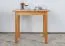 Tisch Kiefer massiv Vollholz Erlefarben Junco 233C (eckig) - 80 x 80 cm