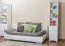 Bücherregal Kiefer massiv Vollholz weiß lackiert B005 - Abmessung 190 x 40 x 42 cm (H x B x T)