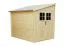 Gartenhaus Wels - 2,65 x 1,90 Meter aus 19 mm Blockbohlenhaus