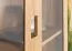 Vitrine Eiche massiv natur Aurornis 26 - Abmessungen: 166 x 96 x 40 cm (H x B x T)