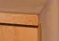 Drehtürenschrank / Kleiderschrank Kapiti 13 Kernbuche massiv geölt - Abmessungen: 206 x 90 x 53 cm (H x B x T)