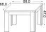 Couchtisch Batan 01, Farbe: Eiche Sonoma - 68 x 68 x 47 cm (B x T x H)