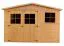 Gerätehaus, Gartenschuppen, Gartenhaus - 5 x 3 Meter - aus Holz / Blockbohlen - inkl. Dachpappe - Satteldach Abbildung