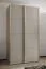 Kleiderschrank / Schiebetürenschrank | 2 Kleiderstangen | 245,5 x 130 x 64 cm | 6 Fächer | 6 Einlegeböden | 2 Schiebetüren | Farbe: Kaschmir | Soft-Close