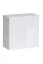 Schlichte Wohnwand Balestrand 76, Farbe: Weiß / Eiche Wotan - Abmessungen: 150 x 250 x 40 cm (H x B x T), mit drei Türen
