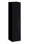 Hängende Wohnwand Valand 14, Farbe: Schwarz - Abmessungen: 170 x 300 x 40 cm (H x B x T), mit Push-to-open Funktion