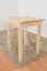 Tisch Kiefer massiv Vollholz natur Junco 233A (eckig) - 60 x 60 cm (B x T)