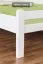 Kinderbett / Jugendbett "Easy Premium Line" K1/ Voll, 90 x 190 Buche weiß lackiert