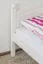 Kinderbett / Jugendbett Kiefer massiv Vollholz weiß 82, inkl. Lattenrost - 90 x 200 cm (B x L)