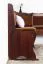 Eckbank Kiefer massiv Vollholz Walnussfarben Junco 244 - Abmessungen: 85 x 110 x 150 cm (H x B x L)
