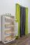 Schuhschrank 001 Kiefer massiv Vollholz weiß lackiert - Abmessung 150 x 72 x 29 cm (H x B x T)