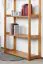 Regal Kiefer massiv Vollholz Erlefarben Junco 55A - 162 x 80 x 30 cm (H x B x T)