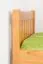 Kinderbett / Jugendbett Kiefer massiv Vollholz Erlefarben 66, inkl. Lattenrost - 100 x 200 cm