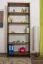 Regal Kiefer massiv Vollholz Eichefarben 001 - Abmessung 200 x 80 x 30 cm (H x B x T)