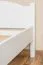 Kinderbett / Jugendbett Buche massiv Vollholz weiß 113, inkl. Lattenrost - Abmessung 100 x 200 cm