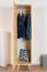 Schrank Kiefer massiv natur Aurornis 01 - Abmessungen: 200 x 50 x 60 cm (H x B x T)