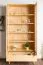Vitrine Kiefer massiv natur Aurornis 10 - Abmessungen: 200 x 96 x 40 cm (H x B x T)