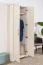 Schrank Falefa 12, Farbe: Elfenbein - 191 x 78 x 39 cm (H x B x T)