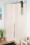Drehtürenschrank / Eckkleiderschrank Siumu 04, Farbe: Beige / Beige Hochglanz - 224 x 100/102 x 56 cm (H x B x T)