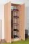 Drehtürenschrank / Kleiderschrank Sidonia 03, Farbe: Eiche Braun - 200 x 82 x 53 cm (H x B x T)