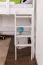 Weißes Kinder-Hochbett 120 x 200 cm | Massivholz: Buche | Weiß Lackiert | umbaubar in Einzelbett | Premium-Qualität | inkl. Rollrost Abbildung
