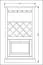 Weinregal "Kilkis" Kiefer altweiß 12 - 132 x 74 x 42 cm (H x B x T)