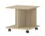 Beistelltisch auf Rollen 08, Farbe: Buche - 50 x 55 x 55 cm (H x B x T)