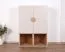 Kommode Maräne 06, Farbe: Kaschmir / Eiche Artisan - Abmessungen: 117 x 80 x 40 cm (H x B x T)
