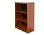 Regal Mojokerto 11, Farbe: Walnuss / Schwarz - Abmessungen: 121 x 80 x 39 cm (H x B x T)