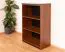 Regal Mojokerto 11, Farbe: Walnuss / Schwarz - Abmessungen: 121 x 80 x 39 cm (H x B x T)