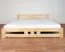 Jugendbett Milo 39 inkl. Lattenrost, Farbe: Natur, massiv - 180 x 200 cm (B x L)