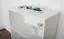Regal Kiefer massiv Vollholz weiß lackiert Junco 52B - Abmessung 120 x 80 x 42 cm