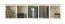 Hängeregal Namur 12, Farbe: Beige - Abmessungen: 30 x 125 x 30 cm (H x B x T)