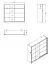 Breiter Kleiderschrank / Schiebetürenschrank Apatin 05, 2,5 Meter breit, Farbe: Kaschmir, zwei Kleiderstangen, 10 Fächer, Spiegel, Maße: 215,5 x 251 x 60 cm