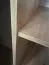 Schiebetürenschrank Mina in Schwarz/Eiche, Front aus laminierter Platte, Anti Staubbürsten, Metallgriffe in schwarz, robust, 235,2 x 170 x 60 cm
