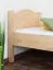 Kinderbett / Jugendbett Buche Vollholz massiv natur 113, inkl. Rollrost - 80 x 200 cm (B x L)