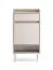Kommode | Soft-Close-Funktion | Farbe: Eiche Cremona / Kaschmir | eine Schublade | Maße: 50 x 34 x 95 cm | Soft-Close-Funktion | 3 Fächer | Metallbeine